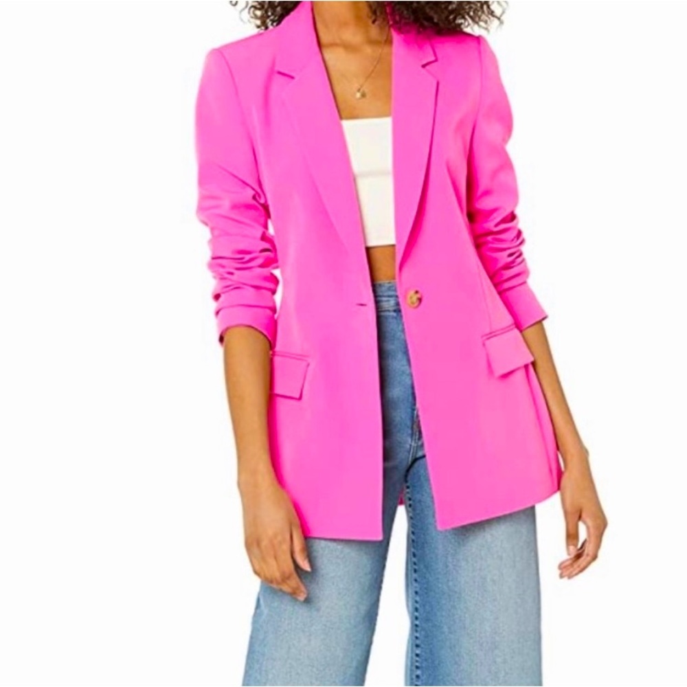 The Drop women’s hot pink blazer, Medium NWOT